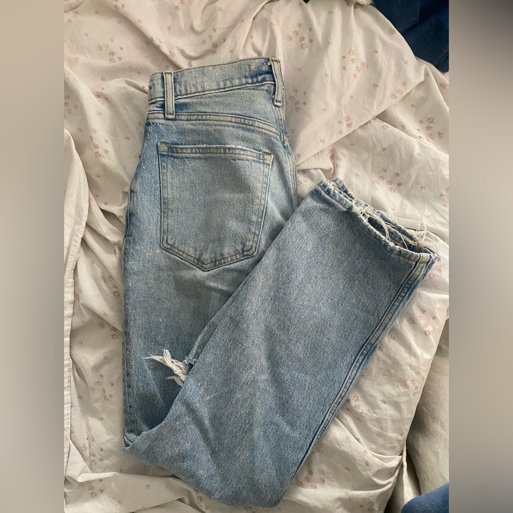 Abercrombie & Fitch Curve Love 90s Straight Ultra High Rise